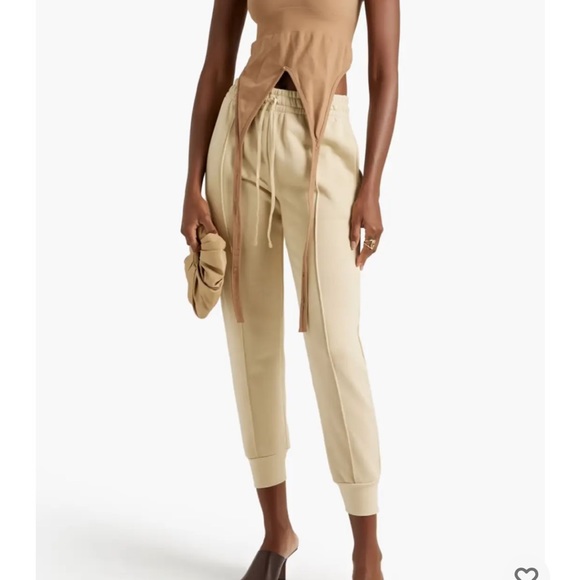 JONATHAN SIMKHAI Sand DUNE Niya Organic Cozy Lounge Seam Terry Track Jogger Pant - Picture 5 of 11
